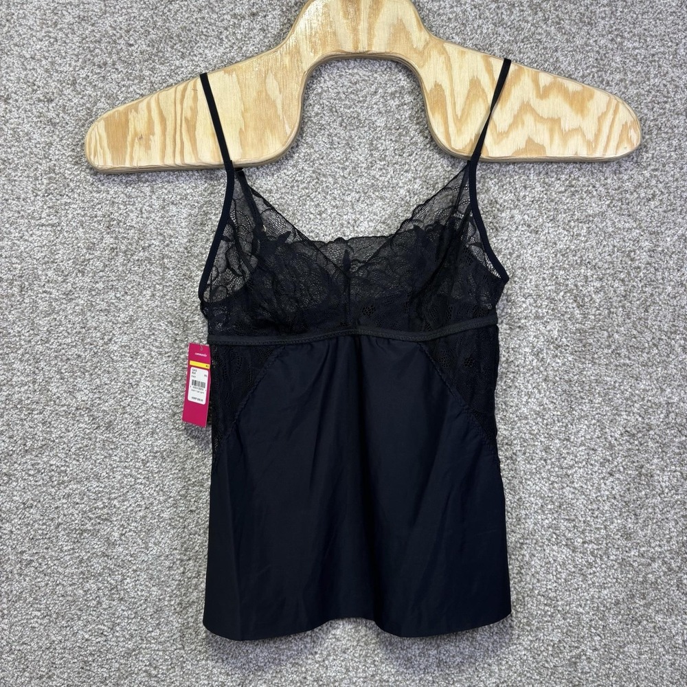 Commando Love + Lust Lace Cami Tank Top Womens M Black Sheer CA10 USA
